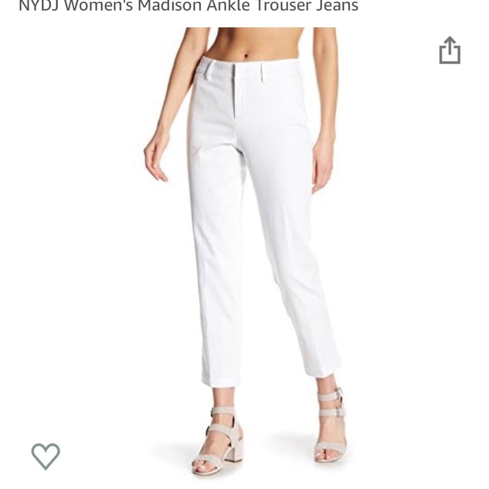 NYDJ WHITE PANTS WITH LIFT AND TUCK TECHNOLOGY